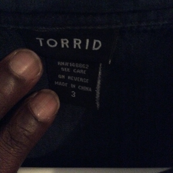 Navy blue top - Picture 2 of 2